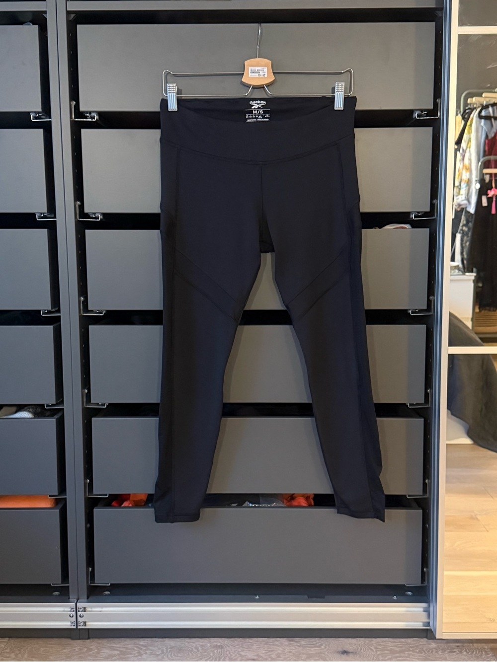 Reebok Black Mid-Waist Leggings